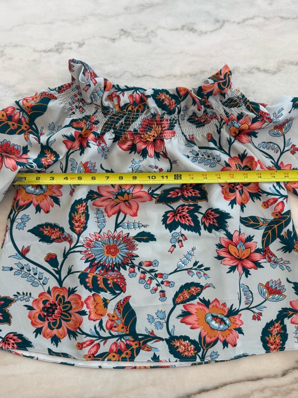 Tuckernuck NWT Marguerite Floral Preppy Chic Feminine Blouse Women Size M - Picture 5 of 13